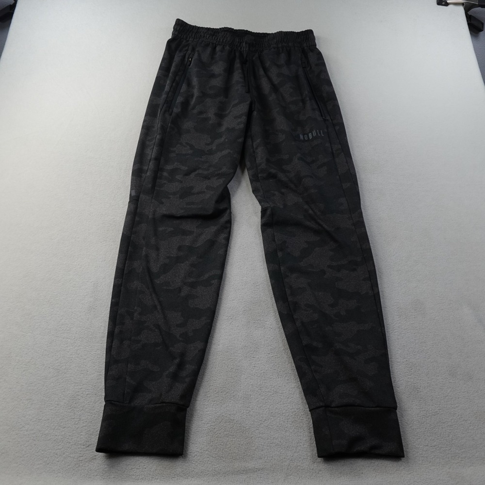 NOBULL Jogger Pants Mens Medium Black Camo Performance Athletic Training Gym